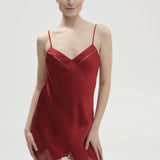 Nocturne Silk Chemise Tango Red
