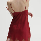 Nocturne Silk Chemise Tango Red