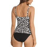 Soho Twist Front Singlet - Black