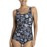 Stardust Pintuck Mastectomy One Piece Black