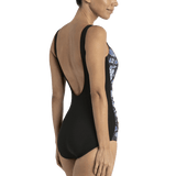 Stardust Pintuck Mastectomy One Piece Black