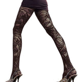 Il Cairo Floral Fish Net Tights