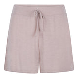 Lace Sleeve Knit Pyjama Shorts Set Rose Dust