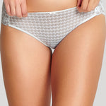 Panache Envy Ivory Stretch Lace Brief – front view – The Foundation