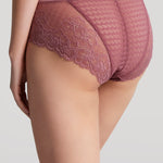 Back view of Envy Brief Rose Mauve showing stretch fit and smooth finish.