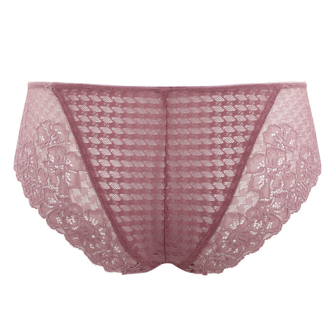 Envy Stretch Lace Brief Rose Mauve