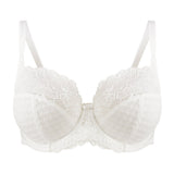 Close-up of ivory lace and structure on Panache Envy Bra – The Foundation