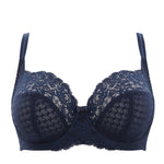 Flat lay of Panache Envy Full Cup Bra in navy – The Foundation