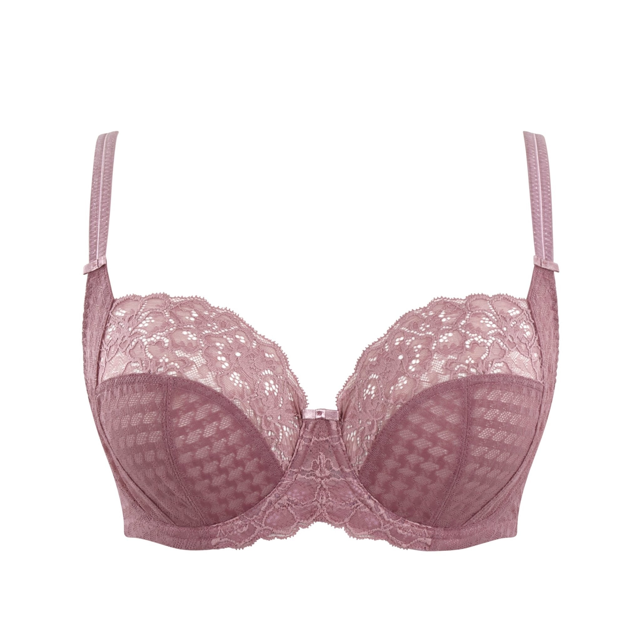 flat lay of Panache Envy Full Cup Bra in rose mauve—The Foundation