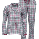Jessica Grey Checks Top & Pant Set