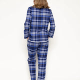 Riley Navy Checks Top Pant Set
