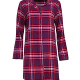 Clarissa Pink Checks Night Shirt