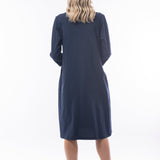 Alice Mid Nightie Navy