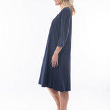 Alice Mid Nightie Navy