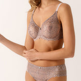 Cassiopee Underwire Seamless Full Cup Bra Rose Sauvage