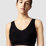 Soft Stretch Padded Top Noir
