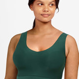 Soft Stretch Padded Top Sequoia