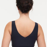 Soft Stretch Padded Top Deep Grey