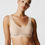 Soft Stretch Padded Top Nude