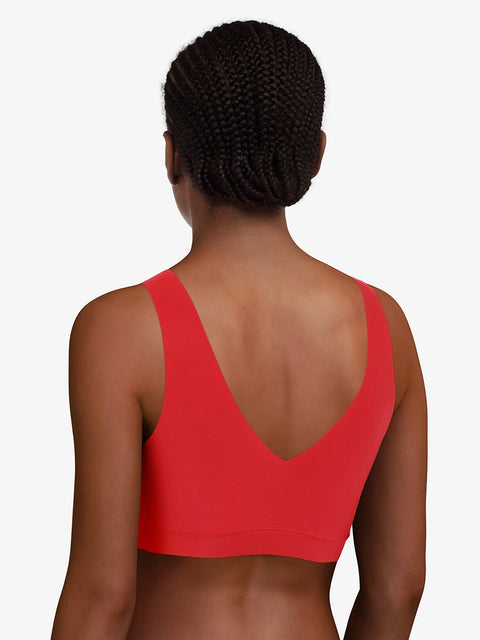 Soft Stretch Padded Top Poppy Red