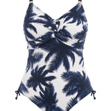 Carmelita Avenue Underwire Twist Front Swimsuit Navy