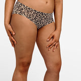 Soft Stretch Hipster Brief Leopard Black