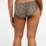Soft Stretch Hipster Brief Leopard Black