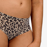 Soft Stretch Hipster Brief Leopard Black