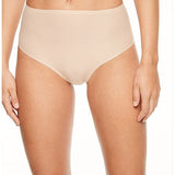 Soft Stretch Hi Waist Thong Nude