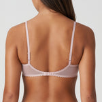 Back view of Jane Half Padded Balcony Bra in Bois De Rose – elegant lingerie with delicate strap detailing.