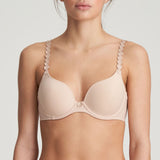 Marie Jo Tom Padded Heart Shaped Bra in Cafe Latte – front view – The Foundation