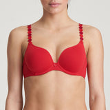 Marie Jo Tom Heart Shaped Bra in Scarlet – front view – The Foundation
