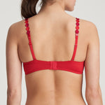 Back view of adjustable convertible straps in Scarlet – The Foundation