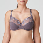 Front view of the PrimaDonna Orlando Full Cup Bra in Eye Shadow, shown on model for The Foundation.