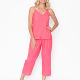 Navya 3/4 Pyjama Set Coral Pink