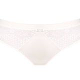 flat layer of Rosalia Midi Brief Ivory – seamless mesh and soft coverage – The Foundation