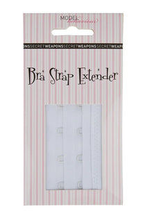 Packaging of the 4 Hook Bra Extender White, available at The Foundation, a practical bra accessory for added comfort and space in four-hook bras.