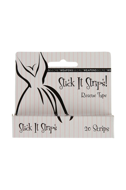 Stick It Strips Rescue Tape 20 Strips Clear