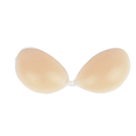 Nude silicone Nudie Boobies enhancer cups shown from above for fit reference.