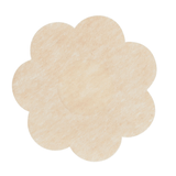 Single flower-shaped nude nipple cover for discreet use under clothing.