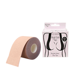 Nude Boob Lift Tape partially unrolled with packaging – for invisible lift and secure hold.