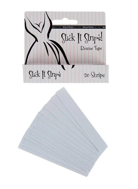 Stick It Strips Rescue Tape 20 Strips Clear