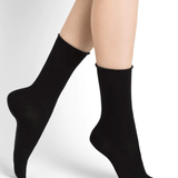 Velvet Cotton Socks Noir