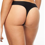 Soft Stretch Thong Noir