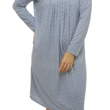 Tulip Long Sleeve Grosgrain Dress