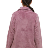 Luxury Sleep Jacket Mulberry