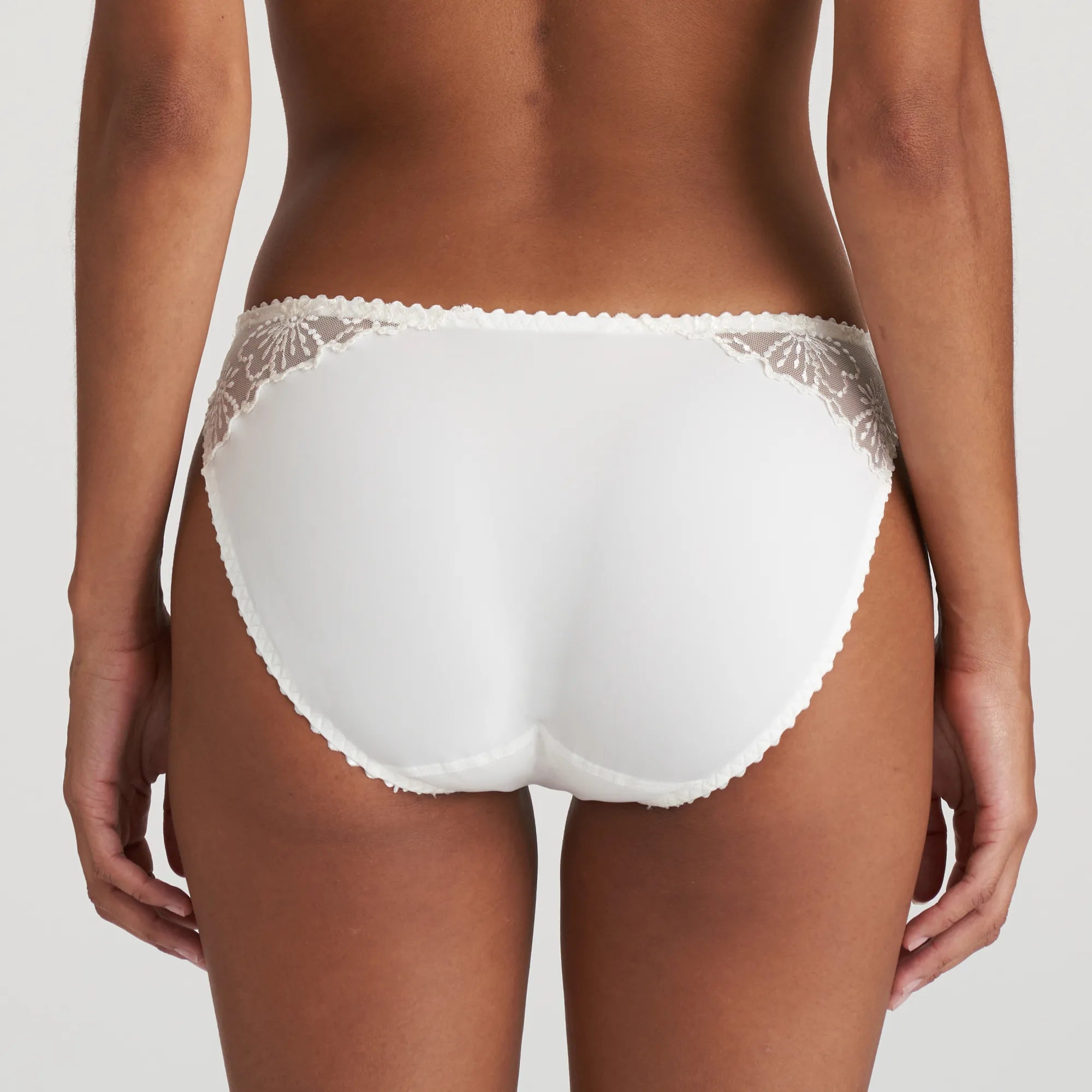 Back view of Jane Rio Brief Natural by Marie Jo with soft fabric and flattering fit.