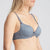 Side view of the Avero Contour Bra worn by model, showcasing heart-shaped structure and smooth finish.