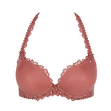 Jane Padded Heart Shape Bra Red Copper