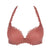 Jane Padded Heart Shape Bra Red Copper